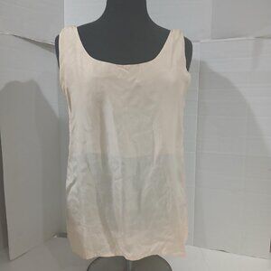 Compagnie International Express 100% pure silk Women's Blouse Top Size L.